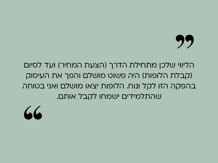 מכתב תודה ללופה